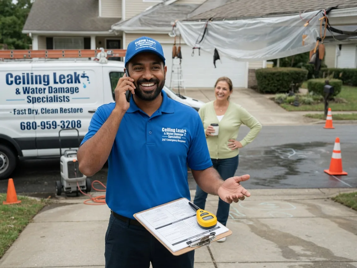 Ceiling Leak Cleanup Angola, LA FAQs